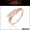 Hermes Debridee Bracelet Pink Gold With Diamonds